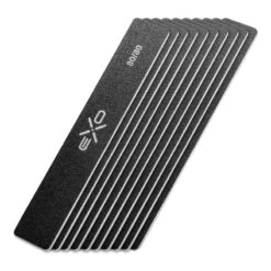 Exo Wide Straight Nail File 80/80 Grit - 10 Pcs Professional Pack(Exo Wide Straight Nail File 80 80 10 Pcs)