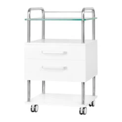 Podiatry Beauty Trolley 6052 White(Podiatry Beauty Trolley 6052 White)