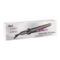 STRAIGHTENER CURLING IRON 2IN1 TORSION K-148(Straightener Curling Iron 2in1 Torsion K 148) -Roxie Cosmetics Shop 138342 10 0704