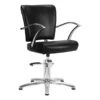 GABBIANO HAIRDRESSING CHAIR DALLAS BLACK(Gabbiano Hairdressing Chair Dallas Black)