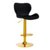 4Rico Bar Stool QS-B15 Velvet Black(4rico Bar Stool Qs B15 Velvet Black) -Roxie Cosmetics Shop 141185 01 1107