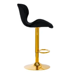 4Rico Bar Stool QS-B15 Velvet Black(4rico Bar Stool Qs B15 Velvet Black) -Roxie Cosmetics Shop 141185 02 1107