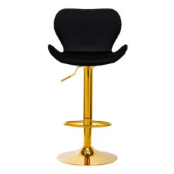 4Rico Bar Stool QS-B15 Velvet Black(4rico Bar Stool Qs B15 Velvet Black) -Roxie Cosmetics Shop 141185 03 1107