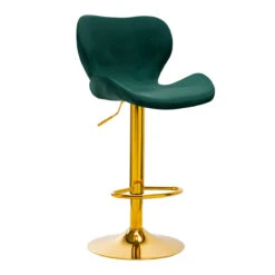 4Rico Bar Stool QS-B15 Velvet Green(4rico Bar Stool Qs B15 Velvet Green)