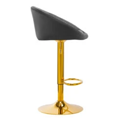 Bar Stool QS-B16G VELVET GRAY(Bar Stool Qs B16g Velvet Gray) -Roxie Cosmetics Shop 141189 02 1107