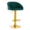 BAR STOOL QS-B16G VELVET GREEN(Bar Stool Qs B16g Velvet Green) -Roxie Cosmetics Shop 141190 01 1107