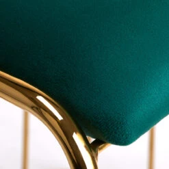 ACTIVESHOP CHAIR VELVET QS-M00 GOLD GREEN(Chair Velvet Qs M00 Gold Green) -Roxie Cosmetics Shop 141198 6 2804