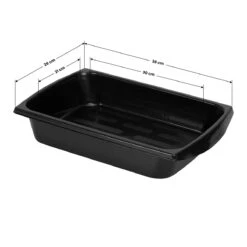 GABBIANO HAIRDRESSER TROLLEY X11-9 BLACK GRAPHICS(Gabbiano Hairdresser Trolley X11 9 Black Graphics) -Roxie Cosmetics Shop 142964 07 2206