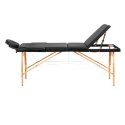 ActivFizjo Wooden Folding Massage Table Comfort Lux 3-Sections Black(Activfizjo Wooden Folding Massage Table Comfort Lux 3 Sections Black) -Roxie Cosmetics Shop 144003 03 1410