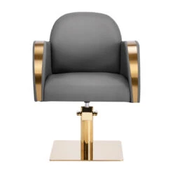 Gabbiano Hairdressing Chair Malaga Gold Grey(Gabbiano Hairdressing Chair Malaga Gold Grey) -Roxie Cosmetics Shop 146705 02 2601