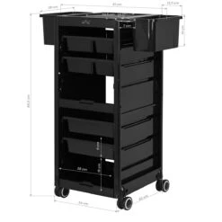 Gabbiano Hairdresser's Trolley 68A Black(Gabbiano Hairdressers Trolley 68a Black) -Roxie Cosmetics Shop 147022 13 2405 00dab197 e8a8 437a b12d 719316520a7f