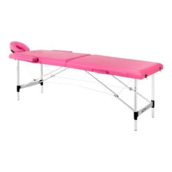 ActivFizjo Aluminum Folding Massage Table Comfort Lux 2-Sections Pink(Activfizjo Aluminum Folding Massage Table Comfort Lux 2 Sections Pink)