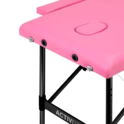 ActivFizjo Aluminum Folding Massage Table Comfort Lux 2-Sections Pink & Black(Activfizjo Aluminum Folding Massage Table Comfort Lux 2 Sections Pink Black) -Roxie Cosmetics Shop 147200 05 1406