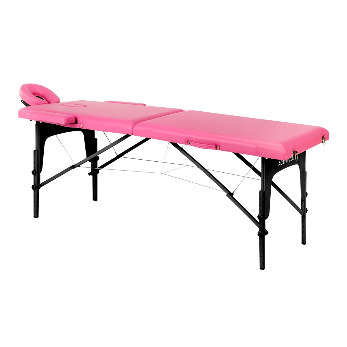 ActivFizjo Wooden Folding Massage Table Comfort Lux 2-Sections Pink & Black Wood(Activfizjo Wooden Folding Massage Table Comfort Lux 2 Sections Pink Black Wood) 3 ActivFizjo Wooden Folding Massage Table Comfort Lux 2-Sections Pink & Black Wood(Activfizjo Wooden Folding Massage Table Comfort Lux 2 Sections Pink Black Wood)