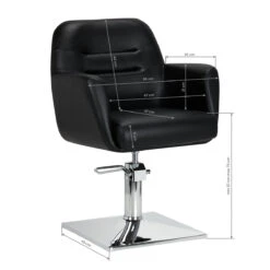 Gabbiano Gabbiono Hairdressing Chair Monaco Black(Gabbiono Hairdressing Chair Monaco Black) -Roxie Cosmetics Shop 147280 09 1011
