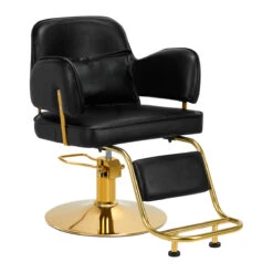 Hair System Hairdressing Chair Linz Gold Black(Hair System Hairdressing Chair Linz Gold Black) -Roxie Cosmetics Shop 147562 02 2507