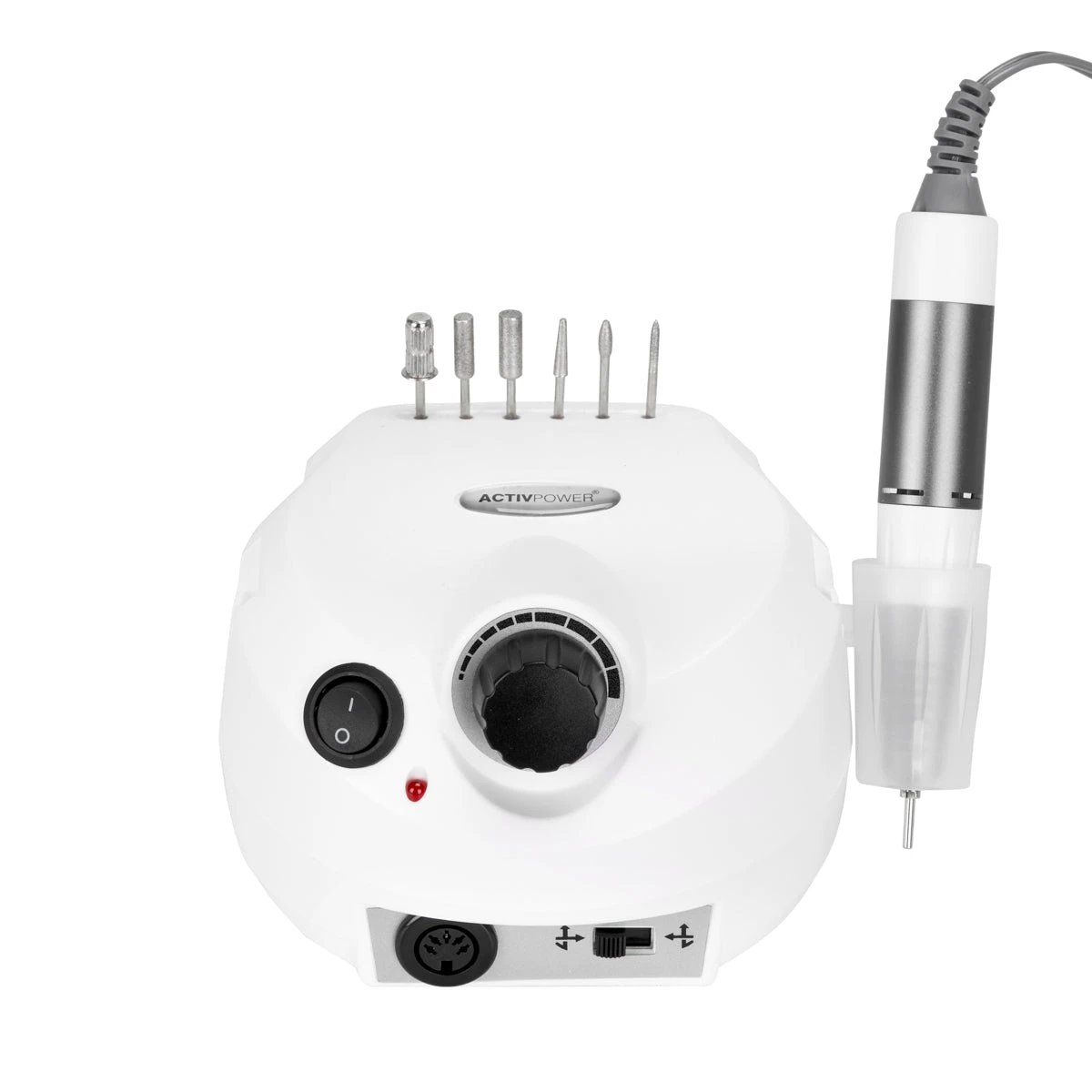 Activ Power Nail Drill Machine J202 White 65W(Activ Power Nail Drill Machine J202 White 65w) 4 Activ Power Nail Drill Machine J202 White 65W(Activ Power Nail Drill Machine J202 White 65w) - Image 2
