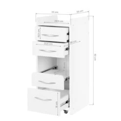 ActiveShop Mini Cabinet For Beauty Salon 969 White(Activeshop Mini Cabinet For Beauty Salon 969 White) -Roxie Cosmetics Shop 147821 07 0610