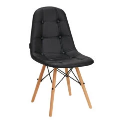 4Rico Cosmetic Chair QS-185 Black(4rico Cosmetic Chair Qs 185 Black)