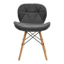 4Rico Cosmetic Chair QS-186 Gray Velvet(4rico Cosmetic Chair Qs 186 Gray Velvet) -Roxie Cosmetics Shop 147835 03 1808