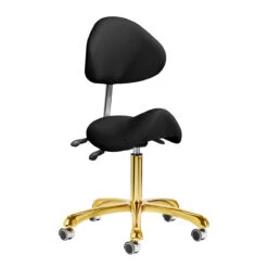 Giovanni Cosmetic Stool 1004 Gold Black(Giovanni Cosmetic Stool 1004 Gold Black)