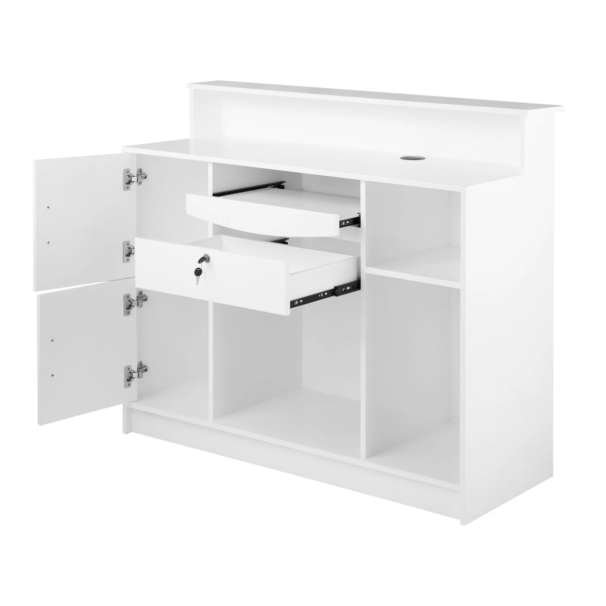 Gabbiano Reception Desk G26W White(Gabbiano Reception Desk G26w White) 12 Gabbiano Reception Desk G26W White(Gabbiano Reception Desk G26w White) - Image 10