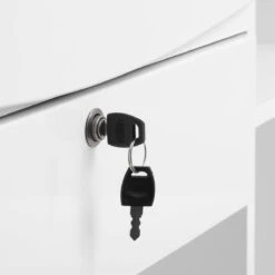 Gabbiano Reception Desk G26S White(Gabbiano Reception Desk G26s White) -Roxie Cosmetics Shop 147864 07 0908