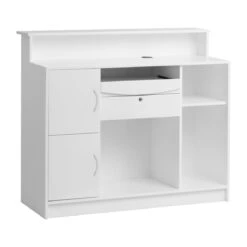 Gabbiano Reception Desk G26B White(Gabbiano Reception Desk G26b White) -Roxie Cosmetics Shop 147865 02 0908