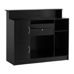 Gabbiano Reception Desk G26G Black(Gabbiano Reception Desk G26g Black) -Roxie Cosmetics Shop 147866 02 0908