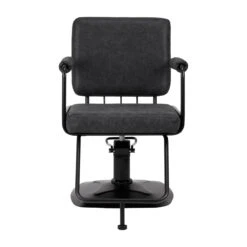 Gabbiano Katania Loft Old Leather Hairdressing Chair Black(Gabbiano Katania Loft Old Leather Hairdressing Chair Black) -Roxie Cosmetics Shop 147876 03 0811