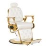 Gabbiano Barber Chair Francesco Gold White(Gabbiano Barber Chair Francesco Gold White)