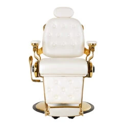 Gabbiano Barber Chair Francesco Gold White(Gabbiano Barber Chair Francesco Gold White) -Roxie Cosmetics Shop 147877 02 1909