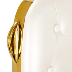 Gabbiano Barber Chair Francesco Gold White(Gabbiano Barber Chair Francesco Gold White) -Roxie Cosmetics Shop 147877 11 1909