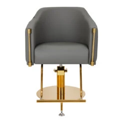 Gabbiano Hairdressing Chair Burgos Gold Gray(Hairdressing Chair Burgos Gold Gray) -Roxie Cosmetics Shop 148031 03 1909