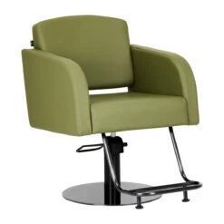 Hairdressing Chair Gabbiano Turyn Green Black(Hairdressing Chair Gabbiano Turyn Green Black)