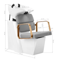 Gabbiano Porto-GM Hair Wash Unit Grey(Gabbiano Porto Gm Hair Wash Unit Grey) -Roxie Cosmetics Shop 148040 12 0801