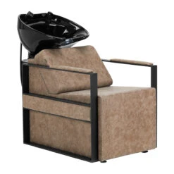 Gabbiano Hairdressing Wash Unit Modena Black Antique(Gabbiano Hairdressing Wash Unit Modena Black Antique)