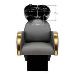 Gabbiano Hairdressing Backwash Unit Malaga Gold & Grey(Gabbiano Hairdressing Backwash Unit Malaga Gold Grey) 15 Gabbiano Hairdressing Backwash Unit Malaga Gold & Grey(Gabbiano Hairdressing Backwash Unit Malaga Gold Grey) -Roxie Cosmetics Shop 148080 10 0811