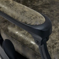 Gabbiano Barber Chair President Old Leather Green(Gabbiano Barber Chair President Old Leather Green) -Roxie Cosmetics Shop 148104 06 0801