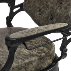 Gabbiano Barber Chair President Old Leather Green(Gabbiano Barber Chair President Old Leather Green) -Roxie Cosmetics Shop 148104 16 0801