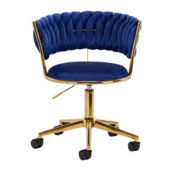 4Rico Swivel Chair QS-GW01G Navy Blue(4rico Swivel Chair Qs Gw01g Navy Blue) -Roxie Cosmetics Shop 148121 02 1202