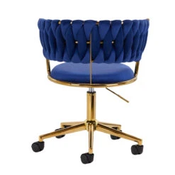4Rico Swivel Chair QS-GW01G Navy Blue(4rico Swivel Chair Qs Gw01g Navy Blue) -Roxie Cosmetics Shop 148121 04 1202