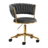 4Rico Swivel Chair QS-GW01G Gray(4rico Swivel Chair Qs Gw01g Gray)