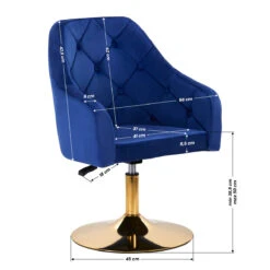 4Rico Swivel Chair QS-BL14G Navy Blue(4rico Swivel Chair Qs Bl14g Navy Blue) 15 4Rico Swivel Chair QS-BL14G Navy Blue(4rico Swivel Chair Qs Bl14g Navy Blue) -Roxie Cosmetics Shop 148150 09 1202