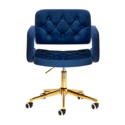 4Rico Chair QS-OF213G Navy Blue(4rico Chair Qs Of213g Navy Blue) -Roxie Cosmetics Shop 148156 02 1611