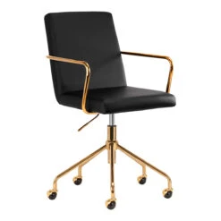 ActiveShop Beauty Chair QS-OF211G Black & Gold(Activeshop Beauty Chair Qs Of211g Black Gold)