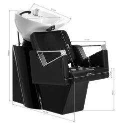 Gabbiano Hairdressing Backwash Unit Wilno Black(Gabbiano Hairdressing Backwash Unit Wilno Black) 16 Gabbiano Hairdressing Backwash Unit Wilno Black(Gabbiano Hairdressing Backwash Unit Wilno Black) -Roxie Cosmetics Shop 148296 11 1112