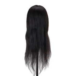 Gabbiano WZ1 Hairdressing Training Head, Natural Hair, Colour 1#, Length 20"(Gabbiano Wz1 Hairdressing Training Head Natural Hair Color 1 Length 20) -Roxie Cosmetics Shop 148400 04 2112