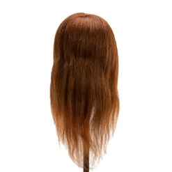 Gabbiano WZ1 Hairdressing Training Head, Natural Hair, Colour 4#, Length 20"(Gabbiano Wz1 Hairdressing Training Head Natural Hair Color 4 Length 20) -Roxie Cosmetics Shop 148401 04 2112
