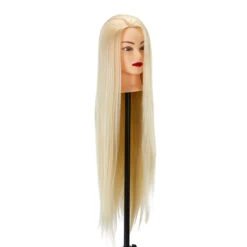 Gabbiano WZ2 Hairdressing Training Head, Synthetic Hair, Colour 613#, Length 24"(Gabbiano Wz2 Hairdressing Training Head Synthetic Hair Color 613 Length 24) -Roxie Cosmetics Shop 148404 03 2112